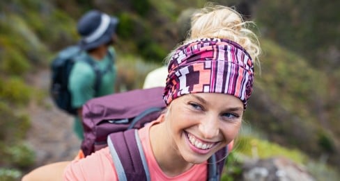 Sarlini Gebreide Langwerpige Unisex Sjaal Multi Navy
